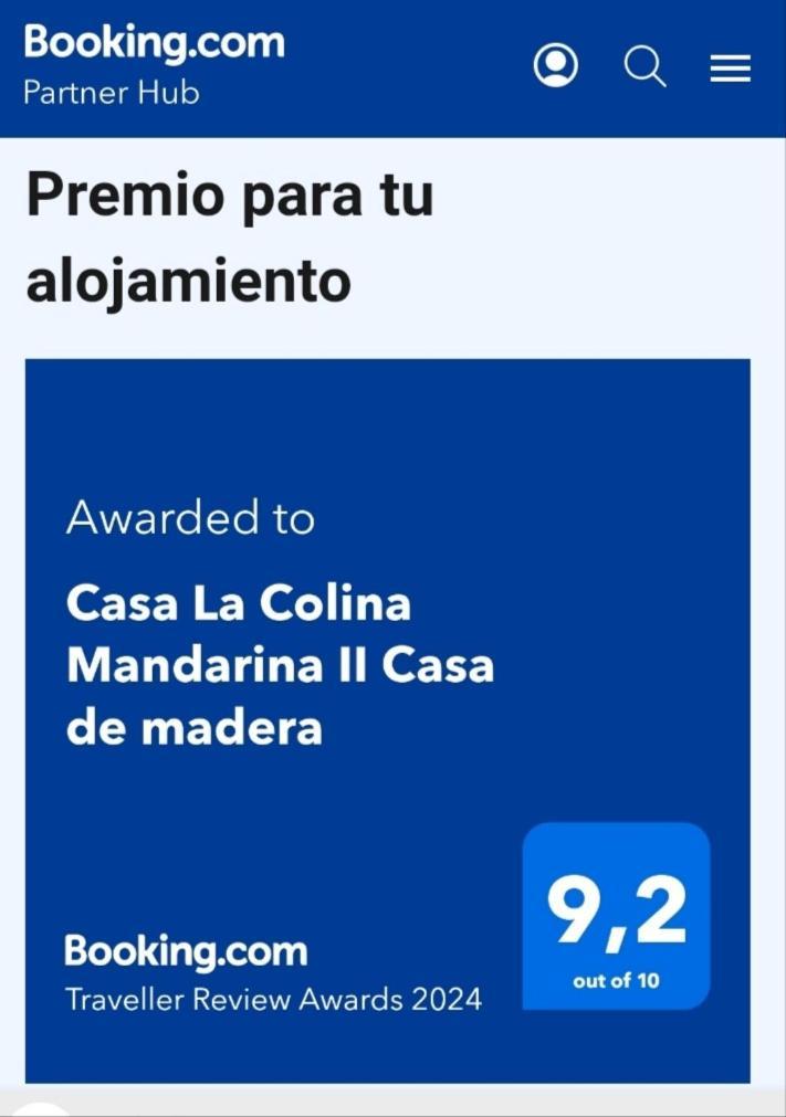 Casa La Colina Mandarina II Casa De Madera Villa Tahal Exteriör bild